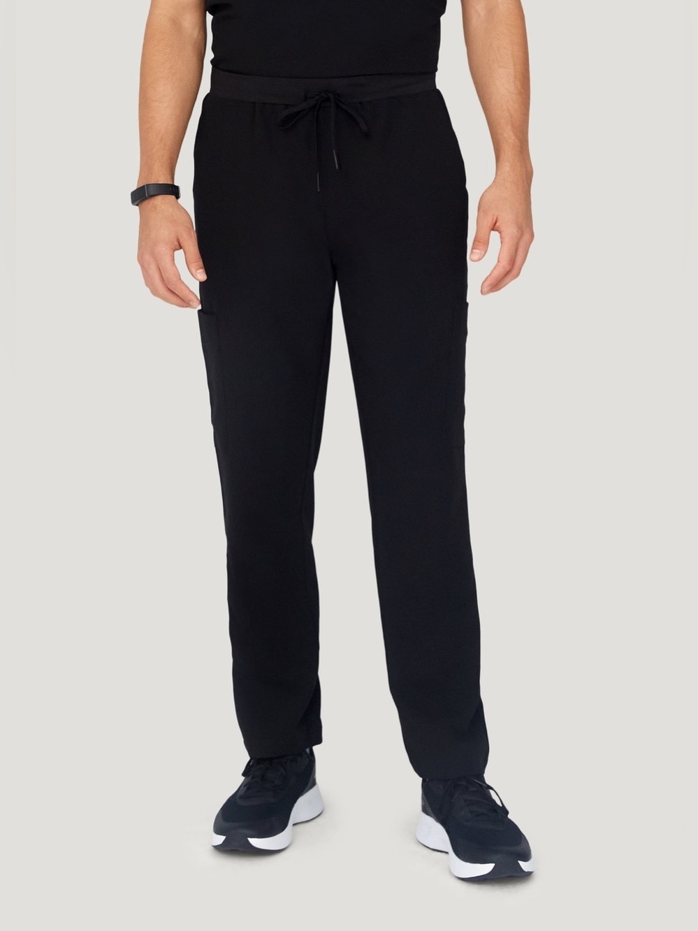 Mandala Men’s Scrub Pants 7 Pocket Cargos Black